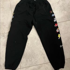 Black joggers Mens size small